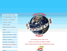 Tablet Screenshot of collectors-world.nl